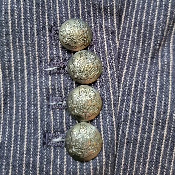 Banana‎ Republic Factory Pinstriped Blazer Academia Professional Career - L - Picture 6 of 8